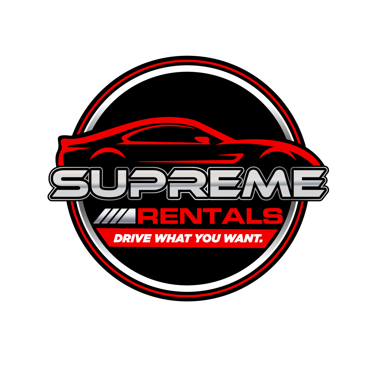 Supreme shop car logo